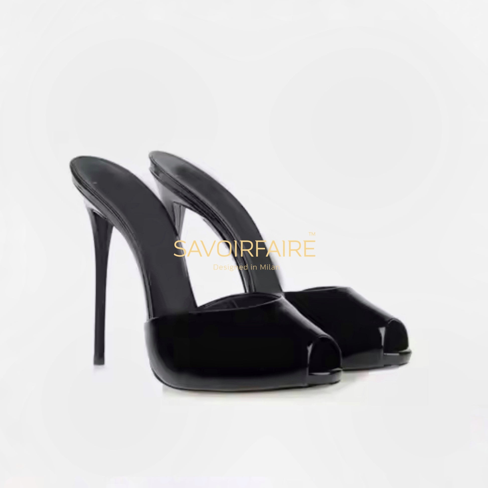 Sandalo Spillo Glossy Nero