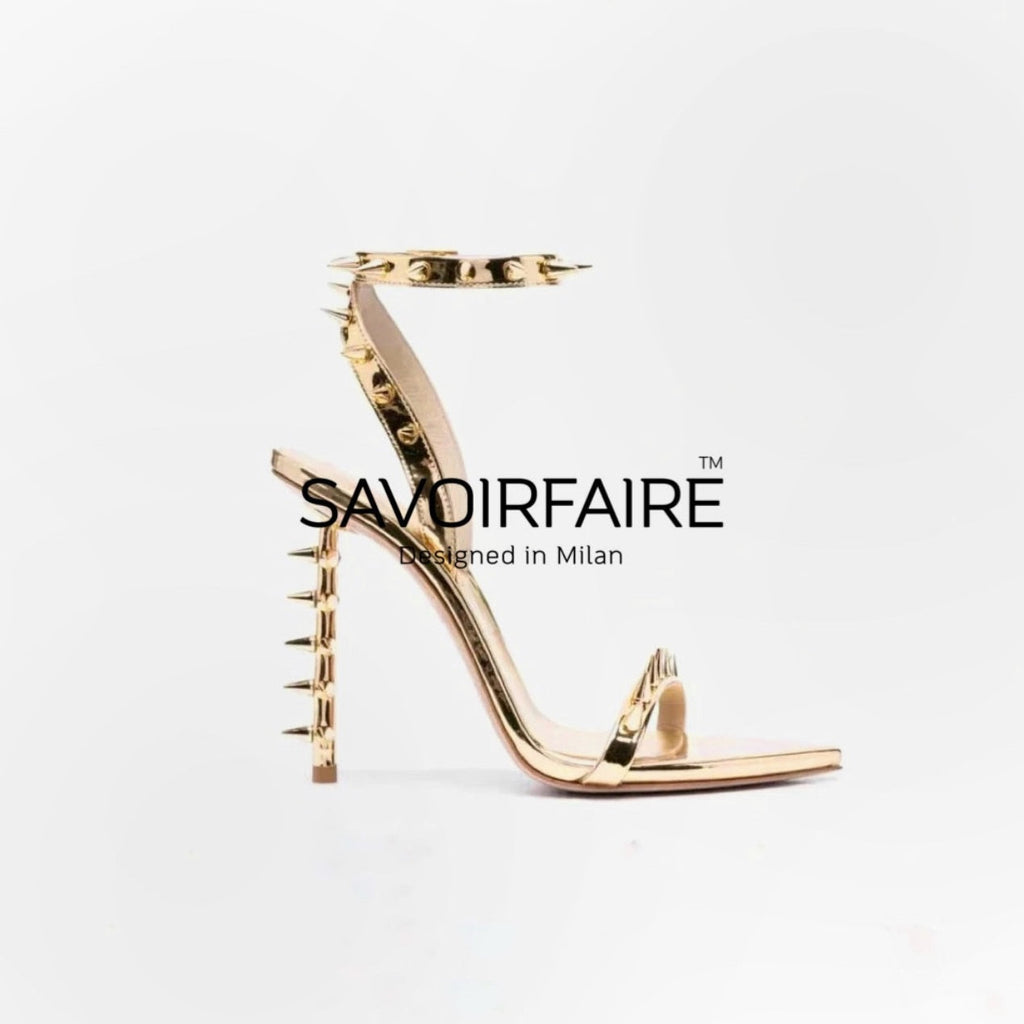 Goldener Dorn-Stilettoabsatz 